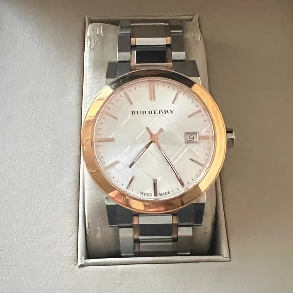 Burberry | Accessories | Burberry Twotone Rose Gold And  display picture 3